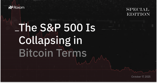 Wall Street Needs a New Benchmark The S&P 500 Is Collapsing in Bitcoin Terms