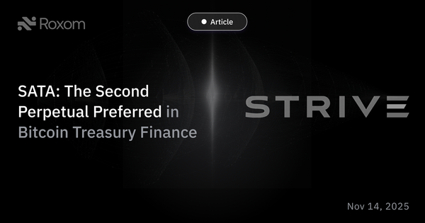SATA: The Second Perpetual Preferred in Bitcoin Treasury Finance