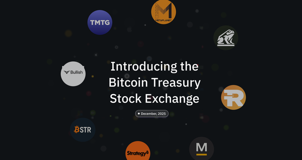 Introducing the world's first Bitcoin Stock Exchange.