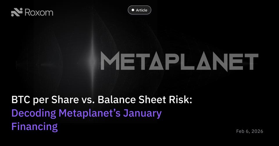 BTC per Share vs. Balance Sheet Risk: Decoding Metaplanet’s January Financing