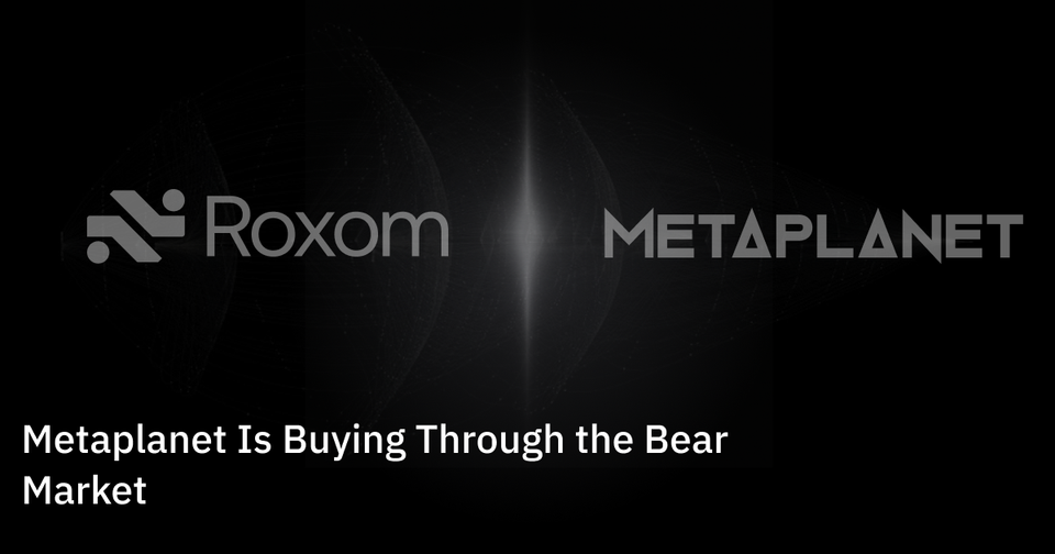 Metaplanet Is Buying Through the Bear Market