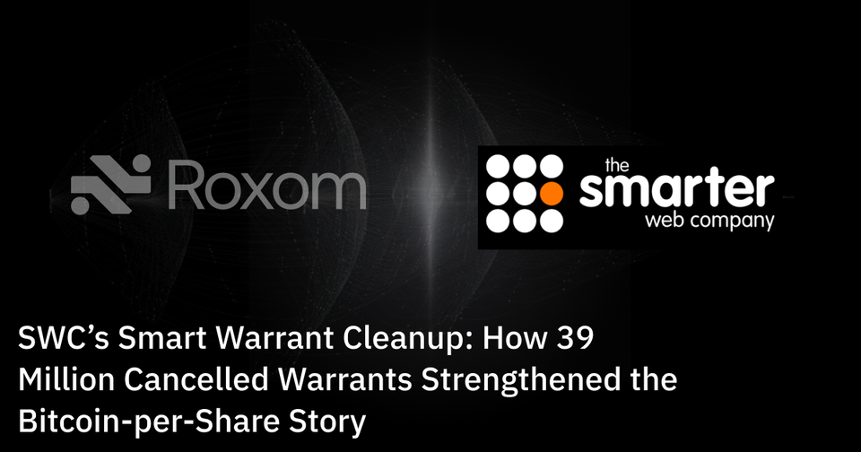 SWC’s Smart Warrant Cleanup: How 39 Million Cancelled Warrants Strengthened the Bitcoin-per-Share Story
