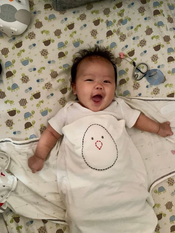 對著Baby Camera狂笑的妹妹