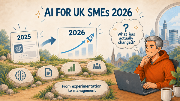 AI adoption by UK SMEs from 2025 to 2026