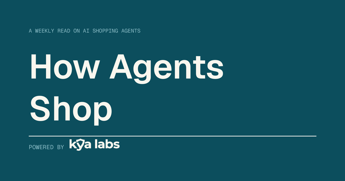 How Agents Shop - Sep 14