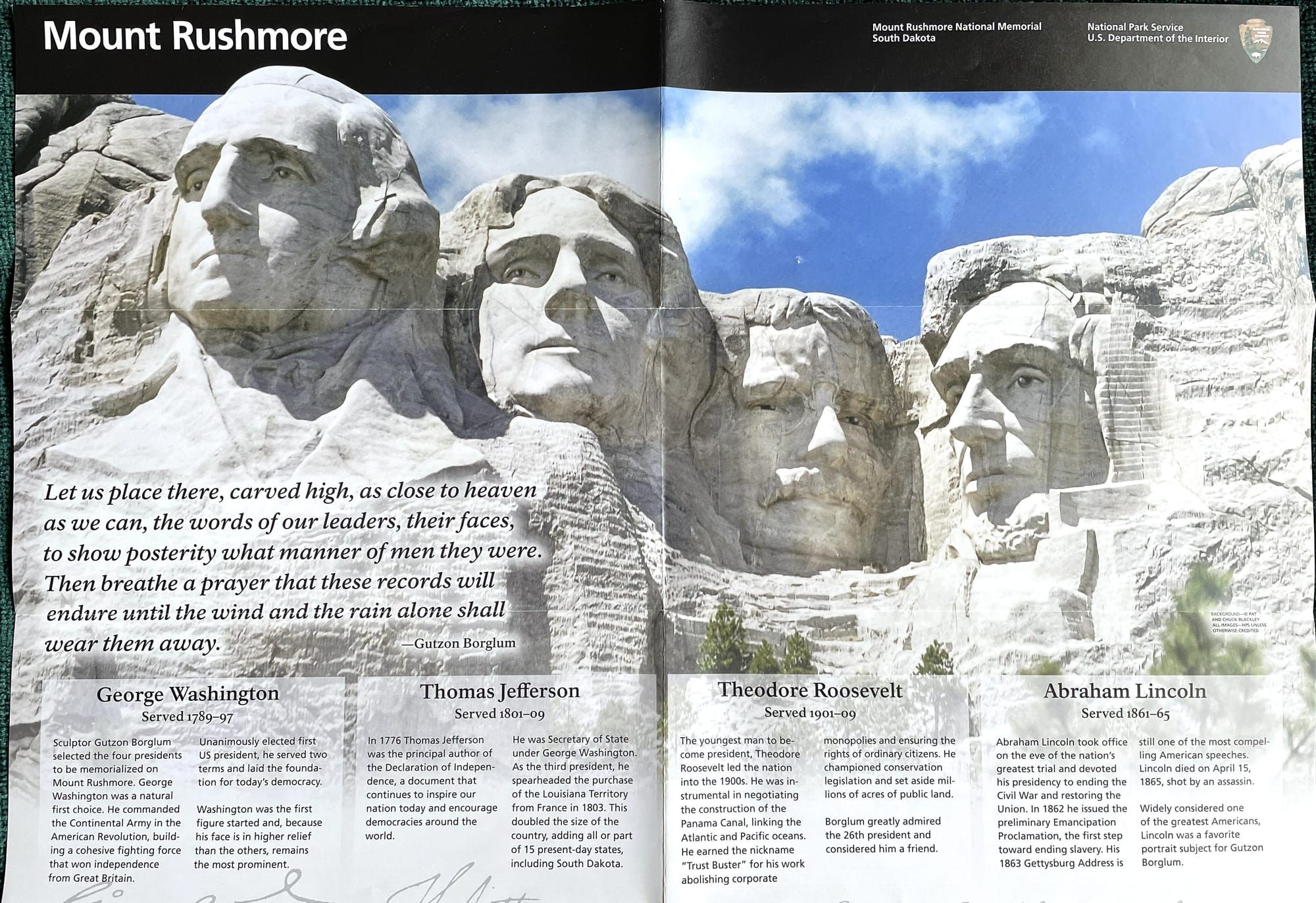 Celebration at Mt. Rushmore on July 3rd