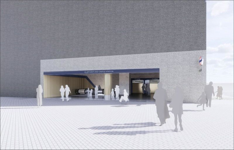 New images of Elephant & Castle's upgraded tube station