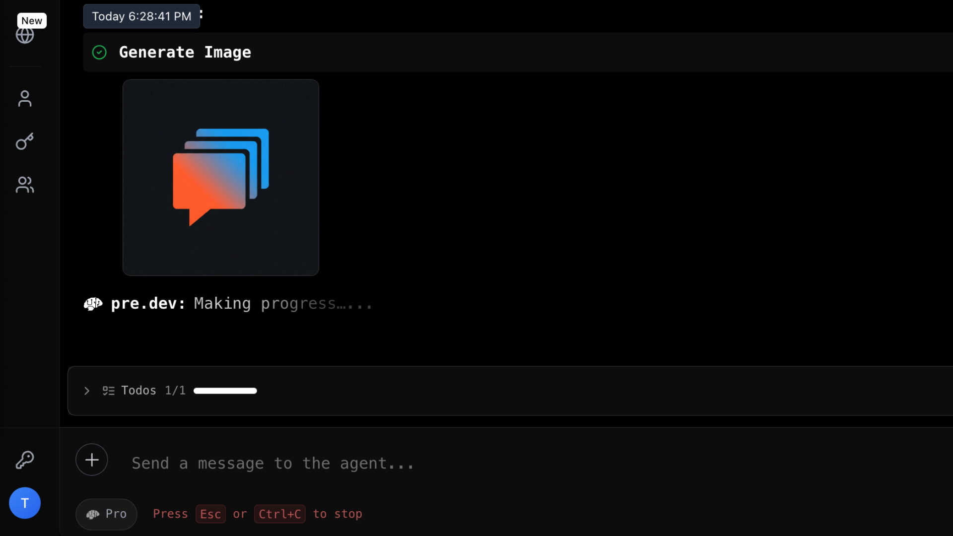 In-Line Media Generation