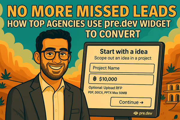 pre.dev AI Lead Gen Widget 