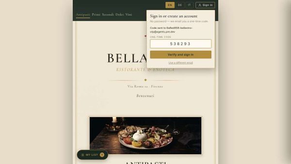 Add Email+OTP Sign In to your Web App with pre.dev