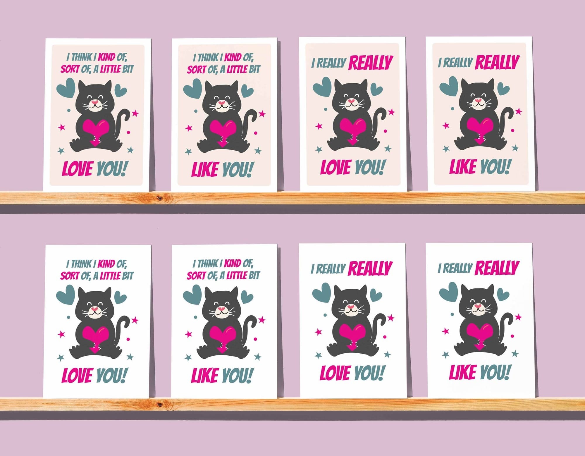 More variations of this friendship card are available.