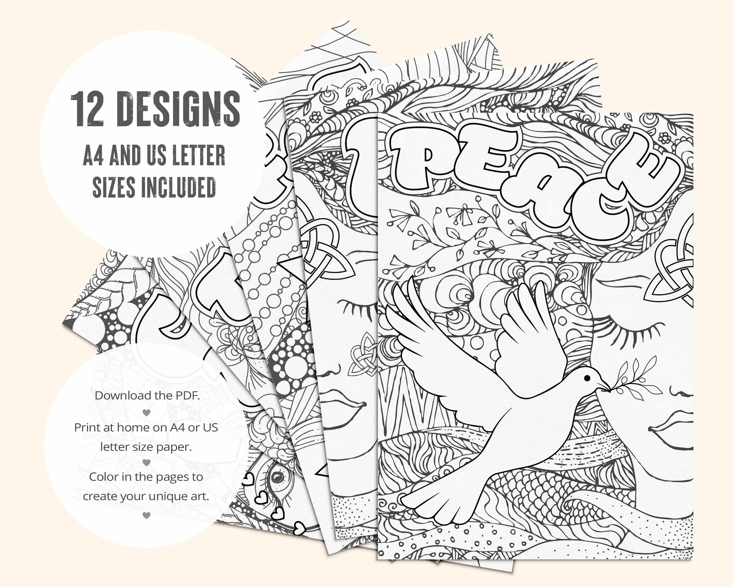 Printable PDF daily planner worksheets. Print on A4 or US Letter paper.