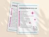 PDF list of printable positive affirmations for self love.