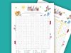 Printable Spring word search for kids.