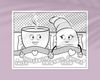 Cute coloring page - I wish that I could hold your hand forever
