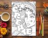  spiritual create coloring page for adults