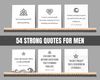 54 deep self worth and empowerment quotes for men - light version.