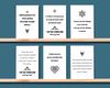 31 printable positive affirmation cards for men - light version (black text on white background)