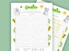 Printable gardening essentials word search for kids.