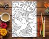 FREE printable spiritual peace coloring page for adults 