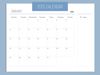 2025 monthly calendar