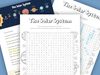 The Solar System word search for kids