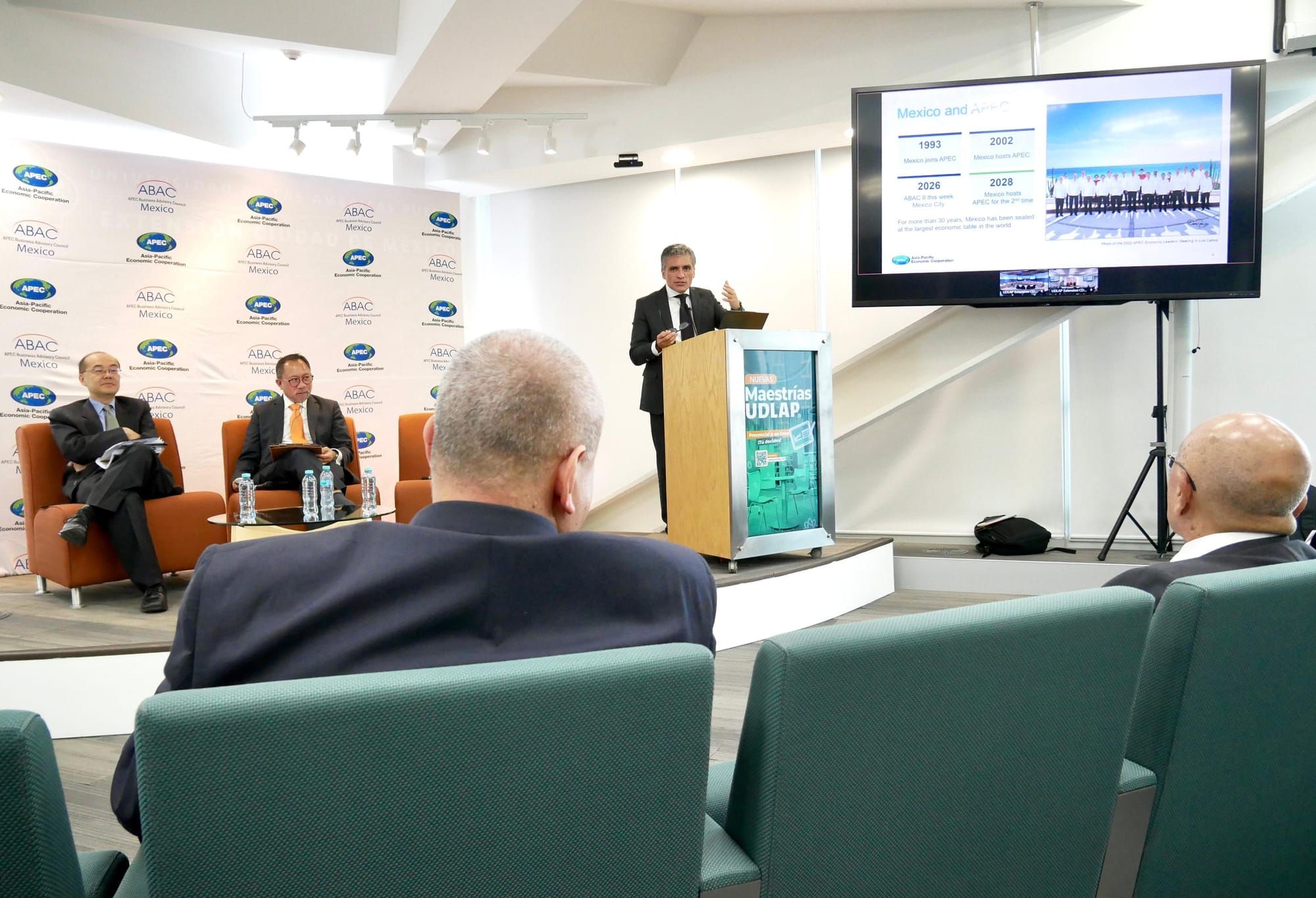 El foro "Road to APEC México 2028: The Role of the Business Community", presentado en la UDLAP, marca un hito de vinculación intersectorial