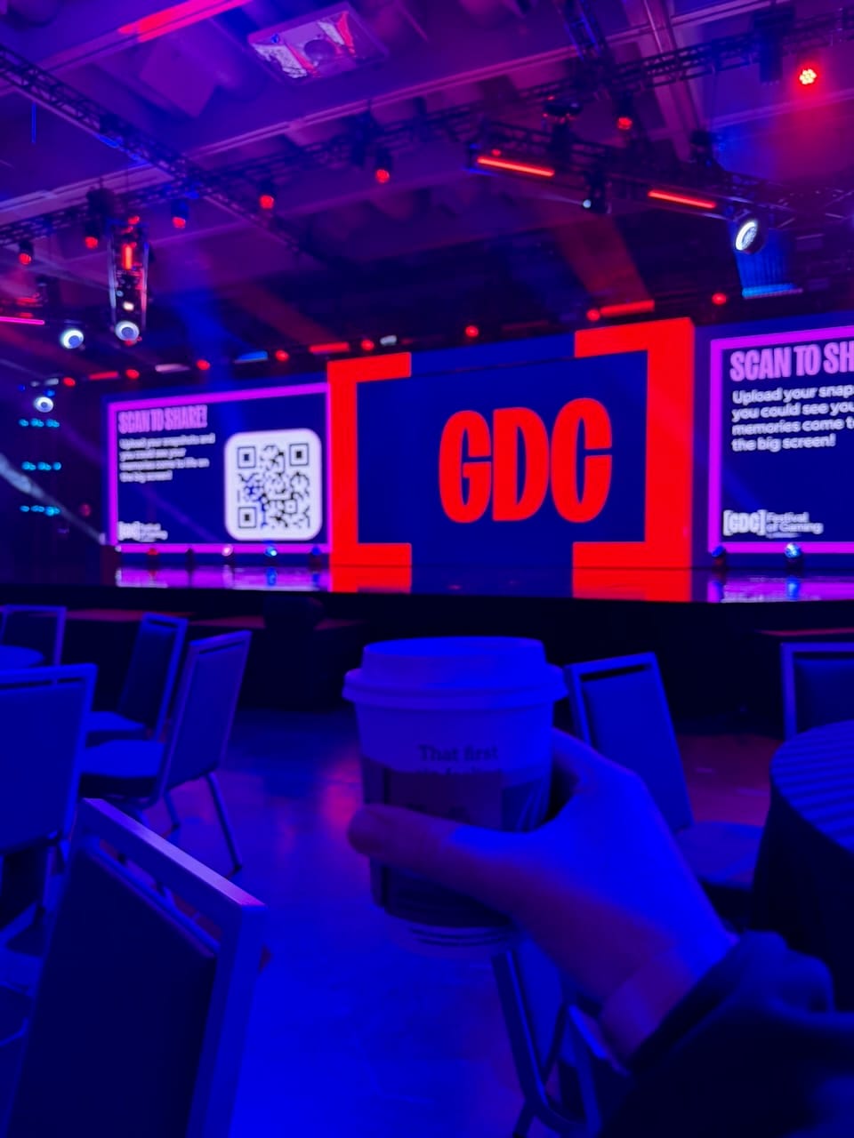 GDC Main Stage before the keynote