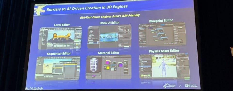 Barriers to AI-Driven Creation in 3D Engines: GUI-First Game Engines Aren't LLM-Friendly