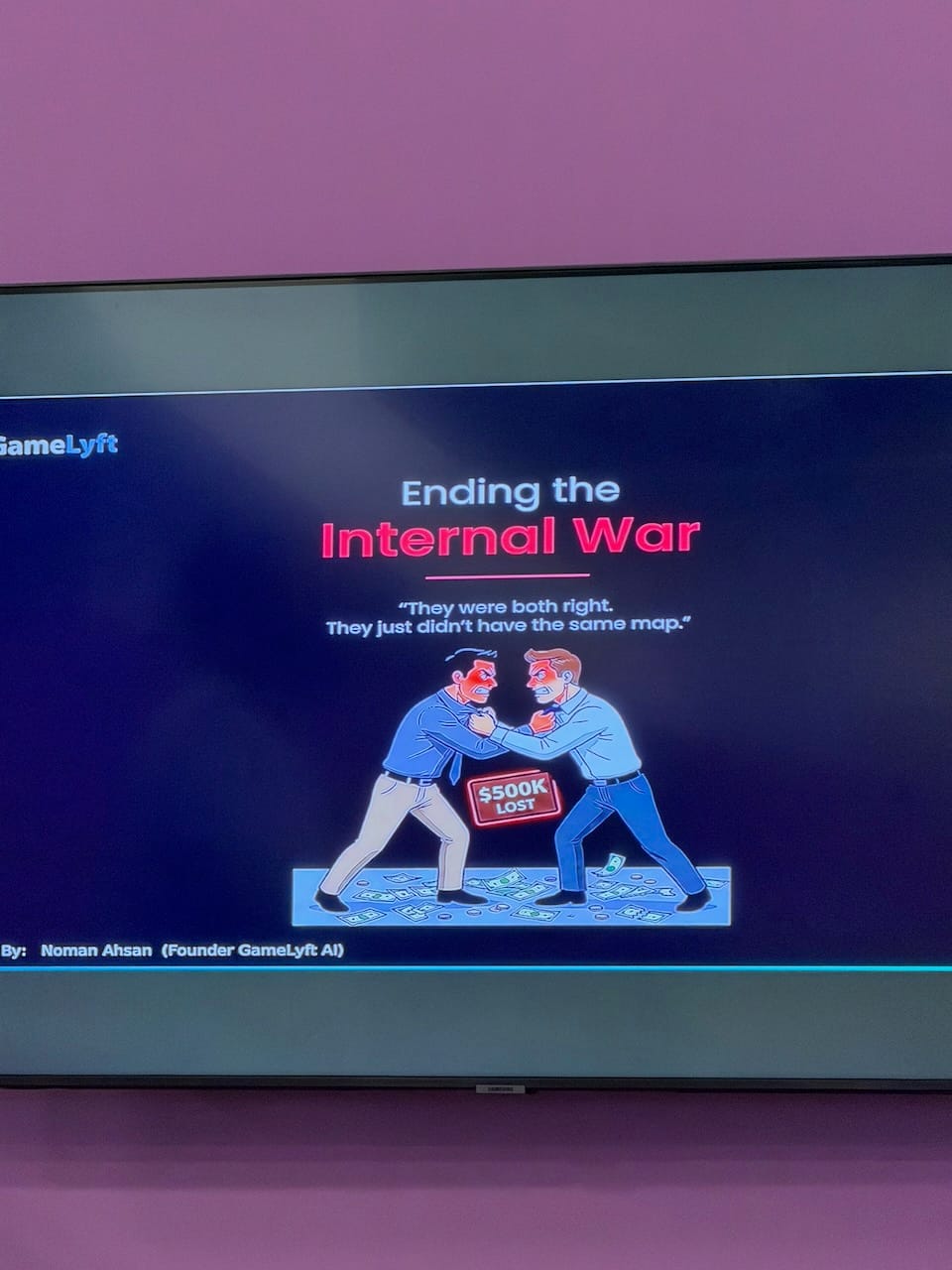 Ending the Internal War — "They were both right. They just didn't have the same map."