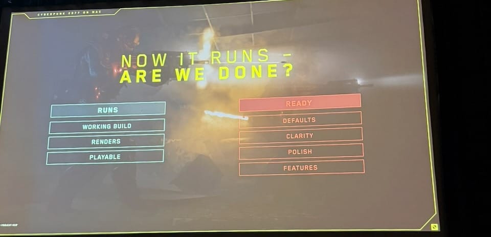 Now it runs — are we done? Running vs. Ready