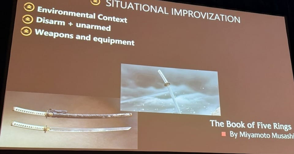Situational improvization: The Book of Five Rings by Miyamoto Musashi