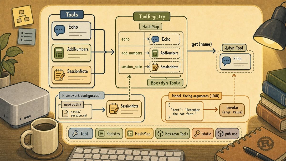Building a Local-First Agent Framework in Rust (Part 6): Tools and the Registry