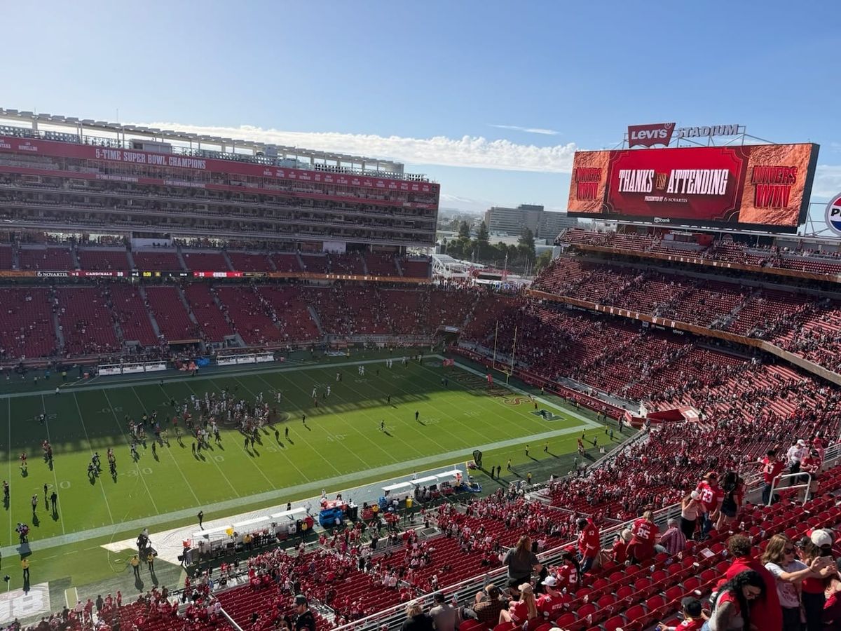 Back to Levi's Stadium for a 49ers Game