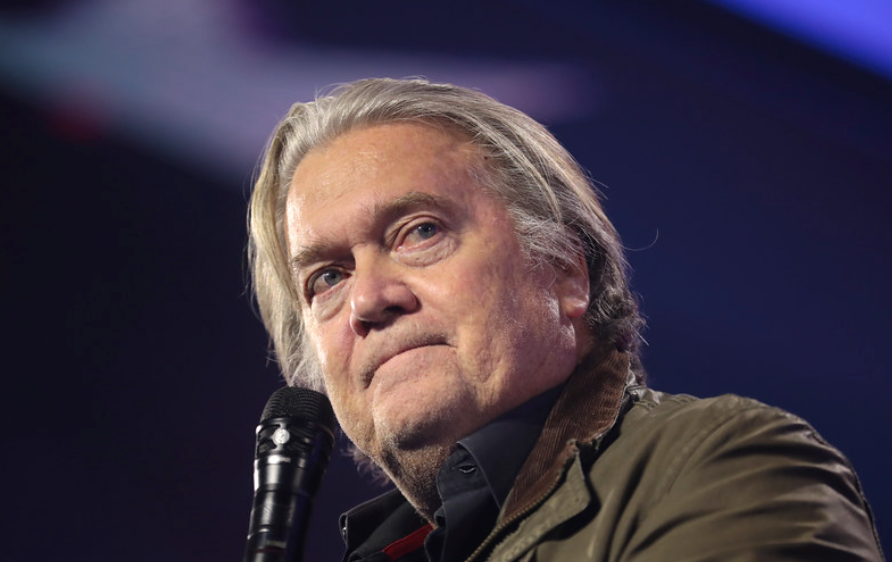 All Hell Breaks Loose Outside Prison Moments Before Bannon Surrenders