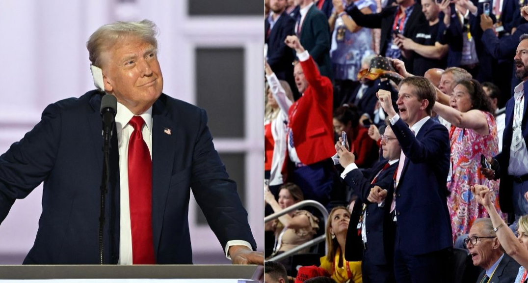Watch: RNC Crowd Actually Disagrees with Trump, And He Can’t Help but Smile