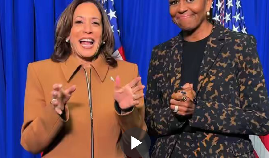 Viral Video Featuring Kamala Harris and Michelle Obama Raises Eyebrows