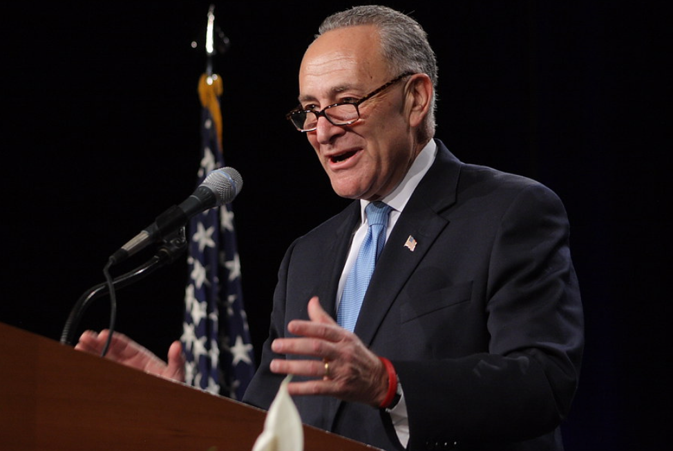 Schumer Flinches, Tells Democrats to Back Down and Support GOP Plan