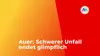 Auer: Schwerer Unfall endet glimpflich