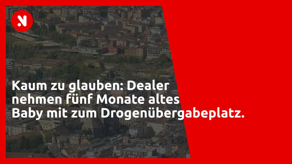 Kaum zu glauben: Dealer nehmen fünf Monate altes Baby mit zum Drogenübergabeplatz