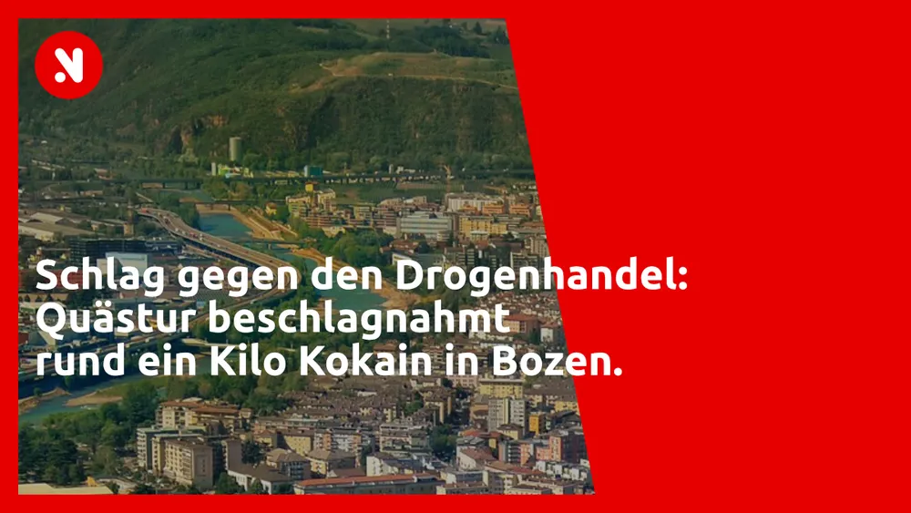 Schlag gegen den Drogenhandel: Quästur beschlagnahmt rund ein Kilo Kokain in Bozen