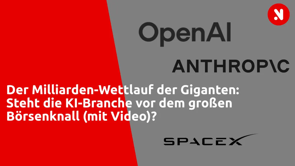 Der Milliarden-Wettlauf der Giganten: Steht die KI-Branche vor dem großen Börsenknall? (Mit Video)