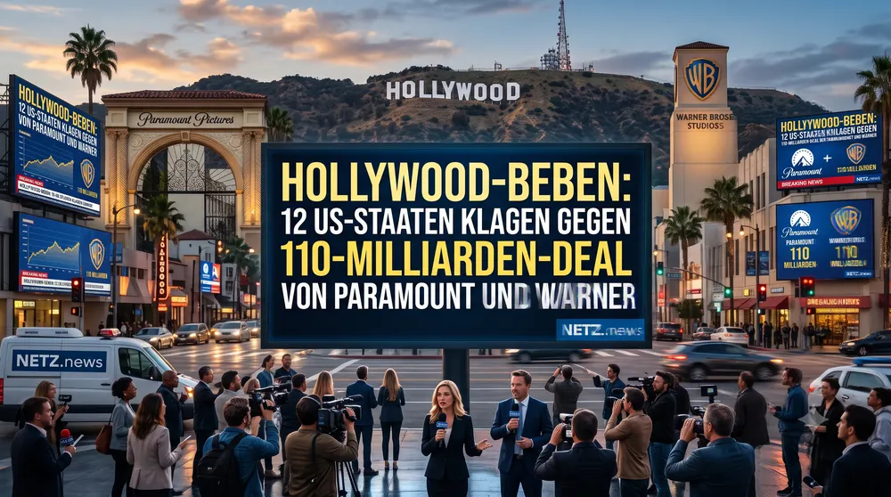 Hollywood-Beben: 12 US-Staaten klagen gegen 110-Milliarden-Deal von Paramount und Warner