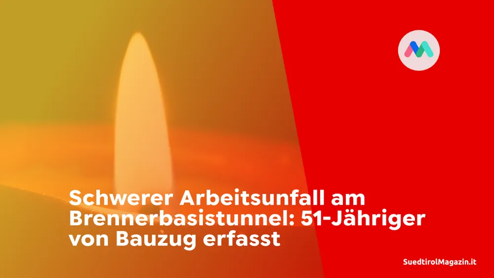 Schwerer Arbeitsunfall am Brennerbasistunnel: 51-Jähriger von Bauzug erfasst