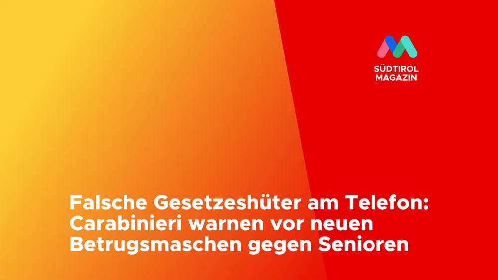 Falsche Gesetzeshüter am Telefon: Carabinieri warnen vor neuen Betrugsmaschen gegen Senioren