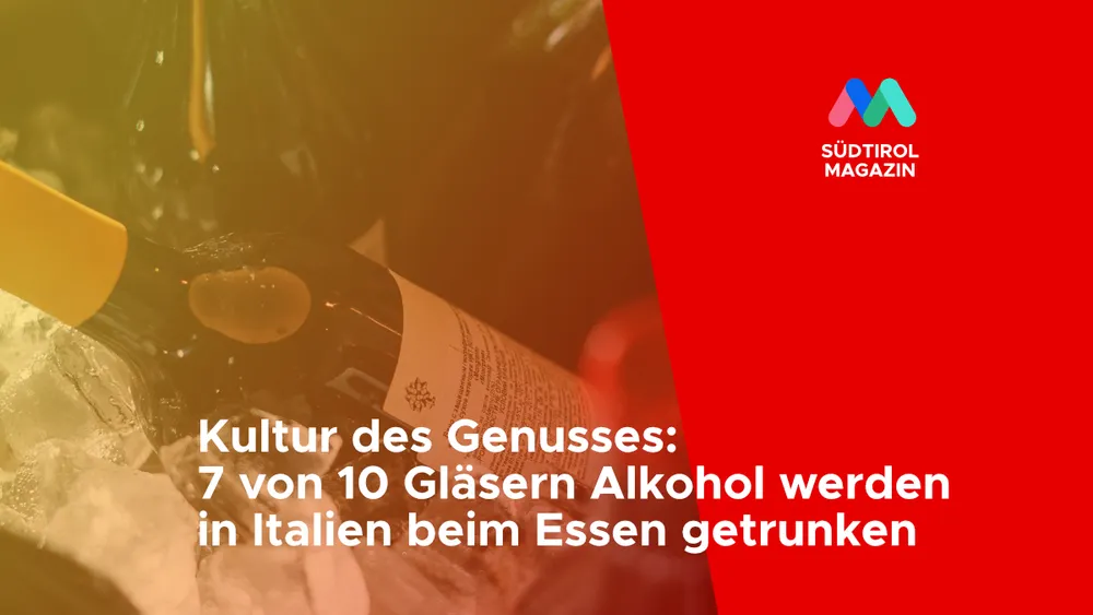 Kultur des Genusses: 7 von 10 Gläsern Alkohol werden in Italien beim Essen getrunken