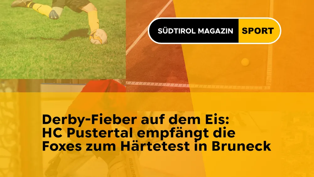 Derby-Fieber auf dem Eis: HC Pustertal empfängt die Foxes zum Härtetest in Bruneck