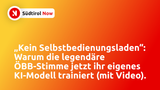 „Kein Selbstbedienungsladen“: Warum die legendäre ÖBB-Stimme jetzt ihr eigenes KI-Modell trainiert