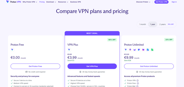 Mit Proton VPN deine Lieblingsfernsehsendungen und -Filme streamen