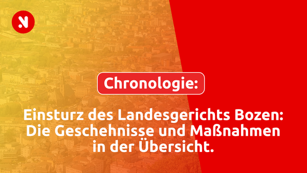 Einsturz des Landesgerichts Bozen: Die Geschehnisse und Maßnahmen in der Übersicht